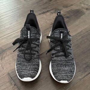 Adidas Knit Black and Gray Sneakers